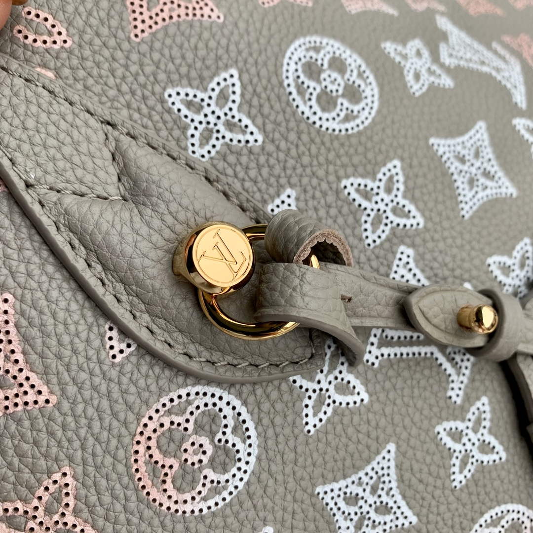 LV M23387 Louis Vuitton Blossom MM Tote Bag Gray - Image 4