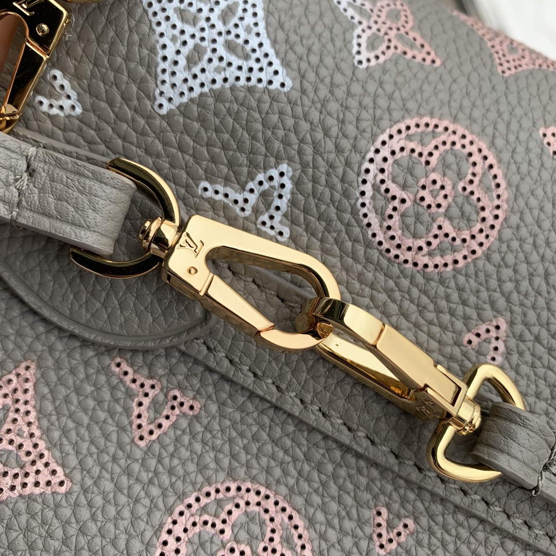 LV M23387 Louis Vuitton Blossom MM Tote Bag Gray - Image 5