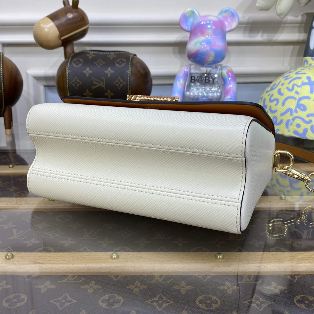 LV M22236 Louis Vuitton Twist MM Handbag Quartz - Image 4