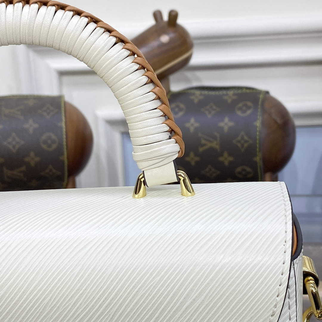 LV M22236 Louis Vuitton Twist MM Handbag Quartz - Image 6