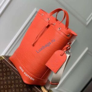 LV M23117 Louis Vuitton Maxi Noé Sling Bag Orange