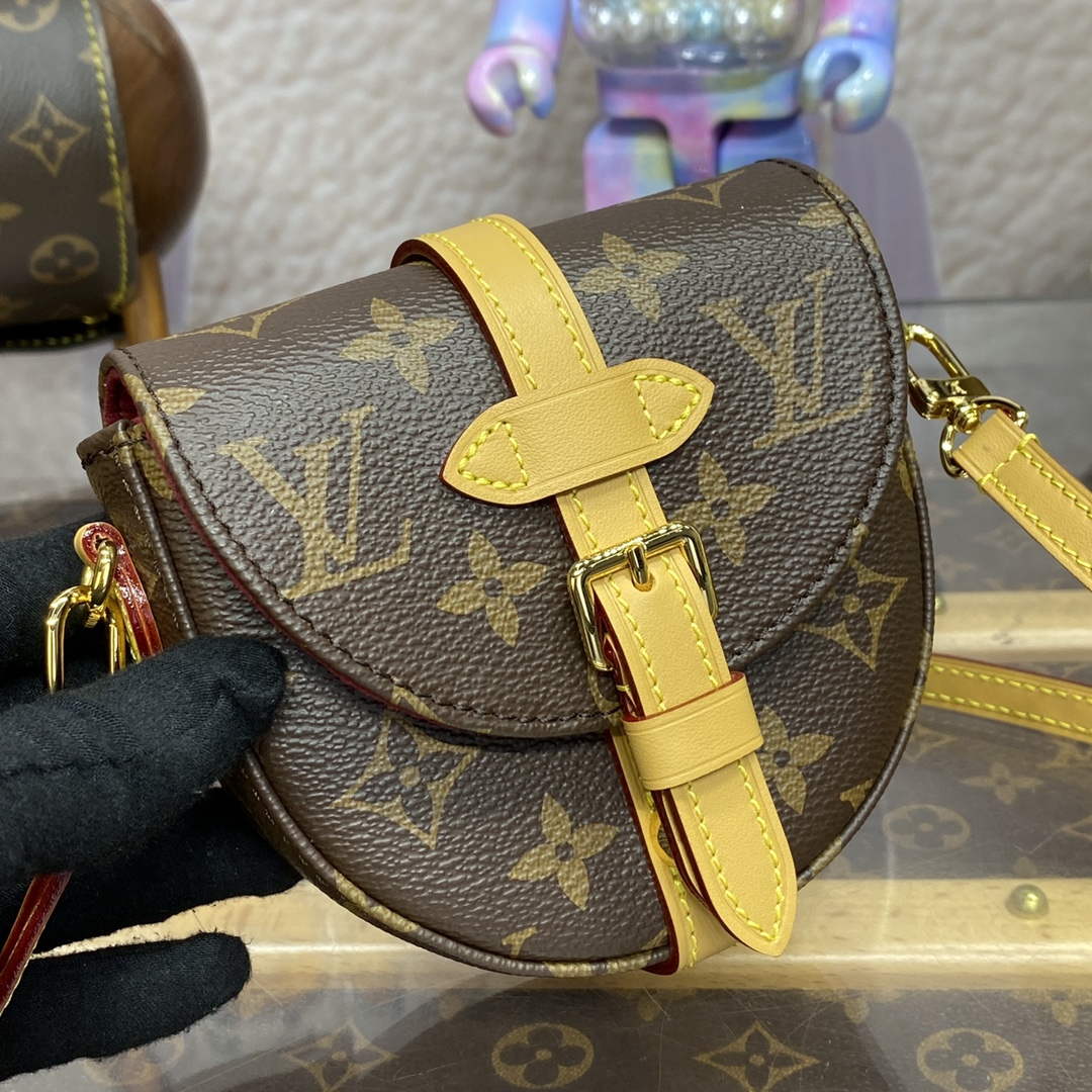LV M46643 Louis Vuitton Micro Chantilly Bag Monogram - Image 5