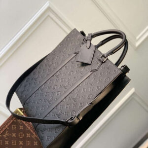 LV M21866 Louis Vuitton Sac Plat NV Bag Black