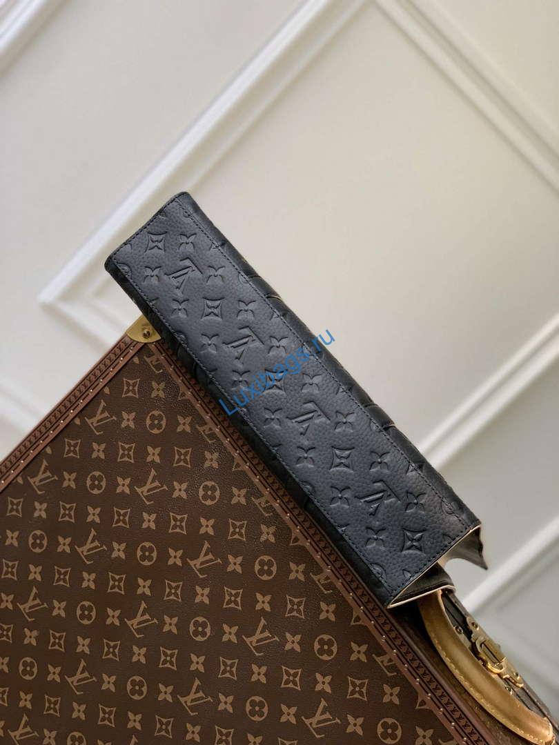 LV M21866 Louis Vuitton Sac Plat NV Bag Black - Image 3
