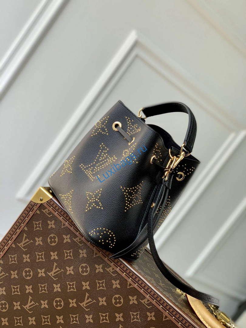LV M46734 Louis Vuitton Néonoé BB Bucket Bag Black - Image 2