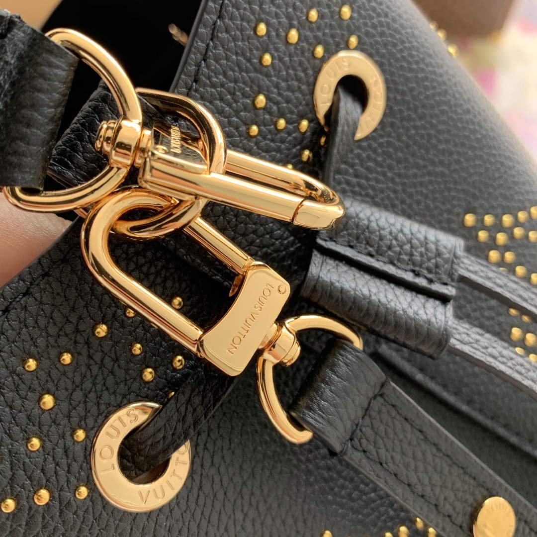 LV M46734 Louis Vuitton Néonoé BB Bucket Bag Black - Image 5