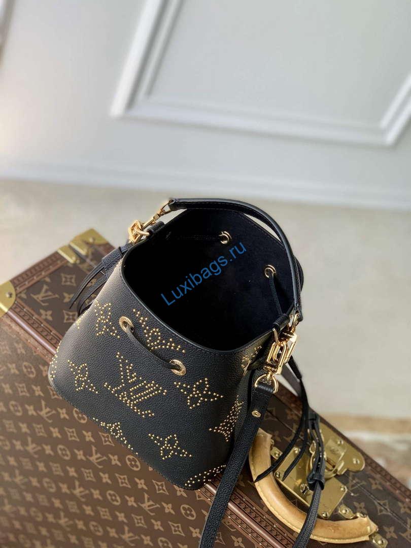 LV M46734 Louis Vuitton Néonoé BB Bucket Bag Black - Image 8
