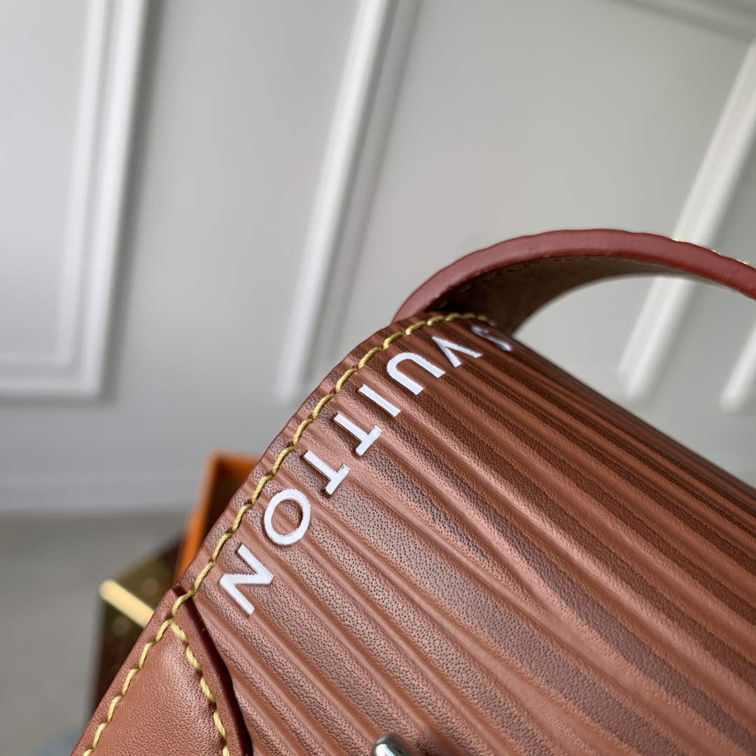 LV M23837 Louis Vuitton Micro Steamer Wallet Brown - Image 4