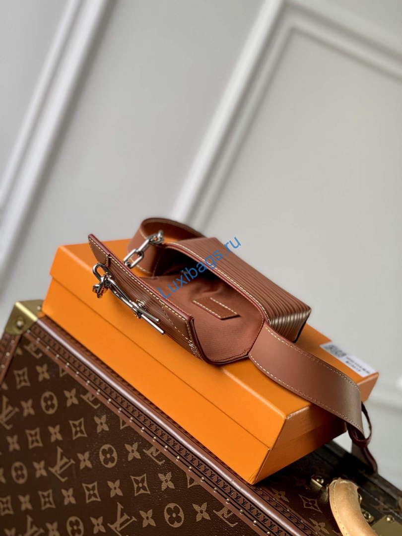 LV M23837 Louis Vuitton Micro Steamer Wallet Brown - Image 6