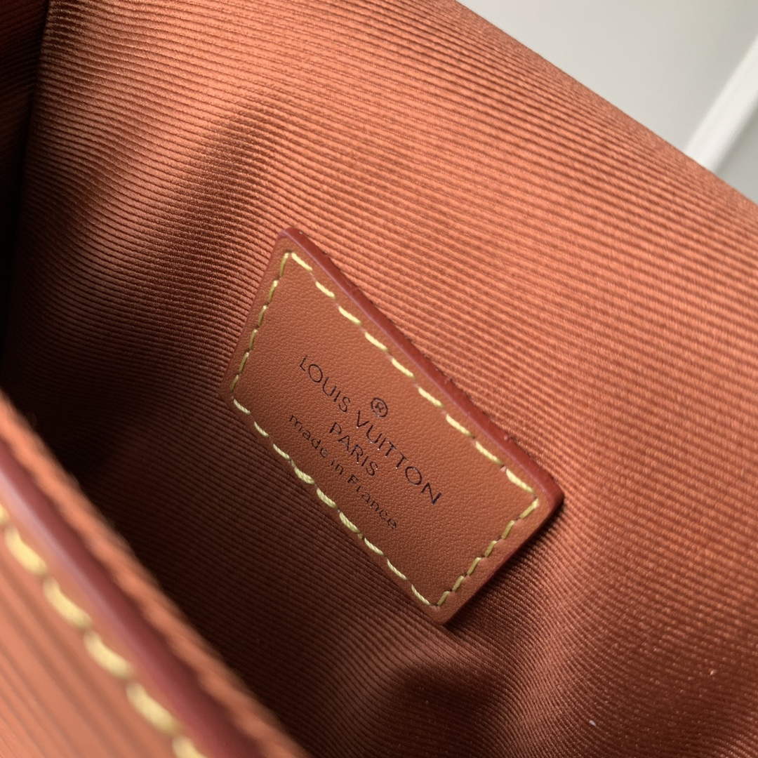 LV M23837 Louis Vuitton Micro Steamer Wallet Brown - Image 7