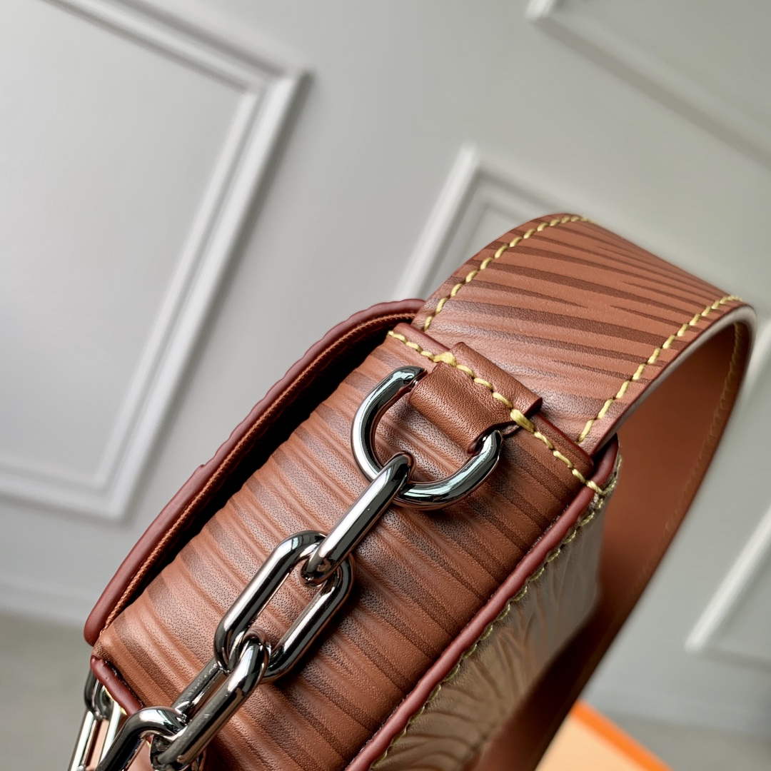 LV M23837 Louis Vuitton Micro Steamer Wallet Brown - Image 8