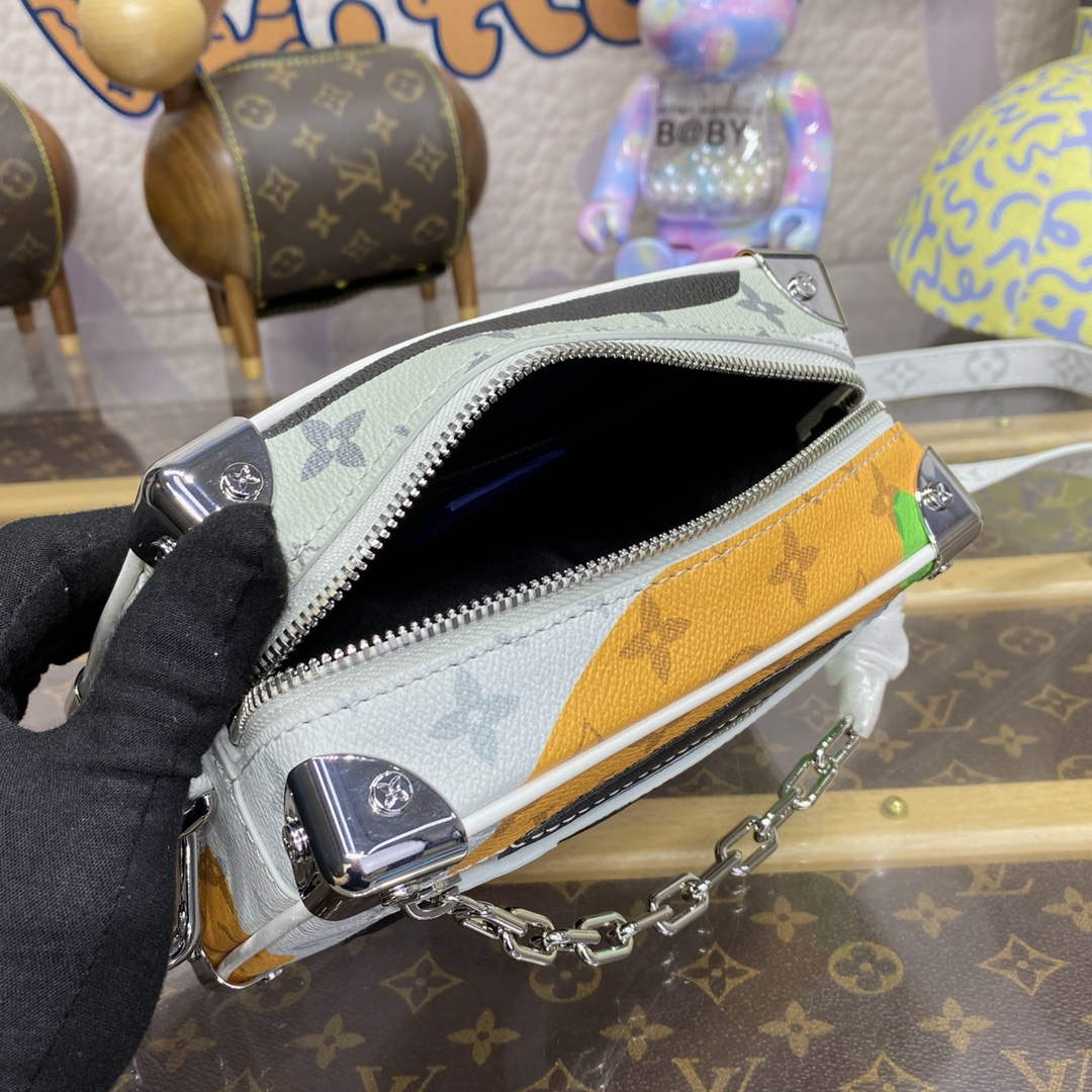 LV M23144 Louis Vuitton Mini Soft Trunk Bag Multicolor - Image 9