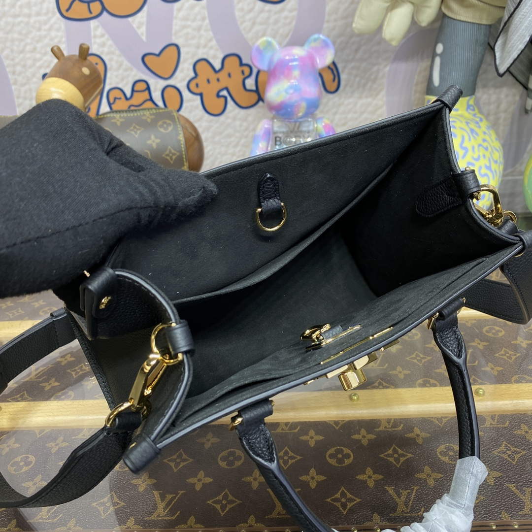 LV M22311 Louis Vuitton Lock & Go Handbag Black - Image 9