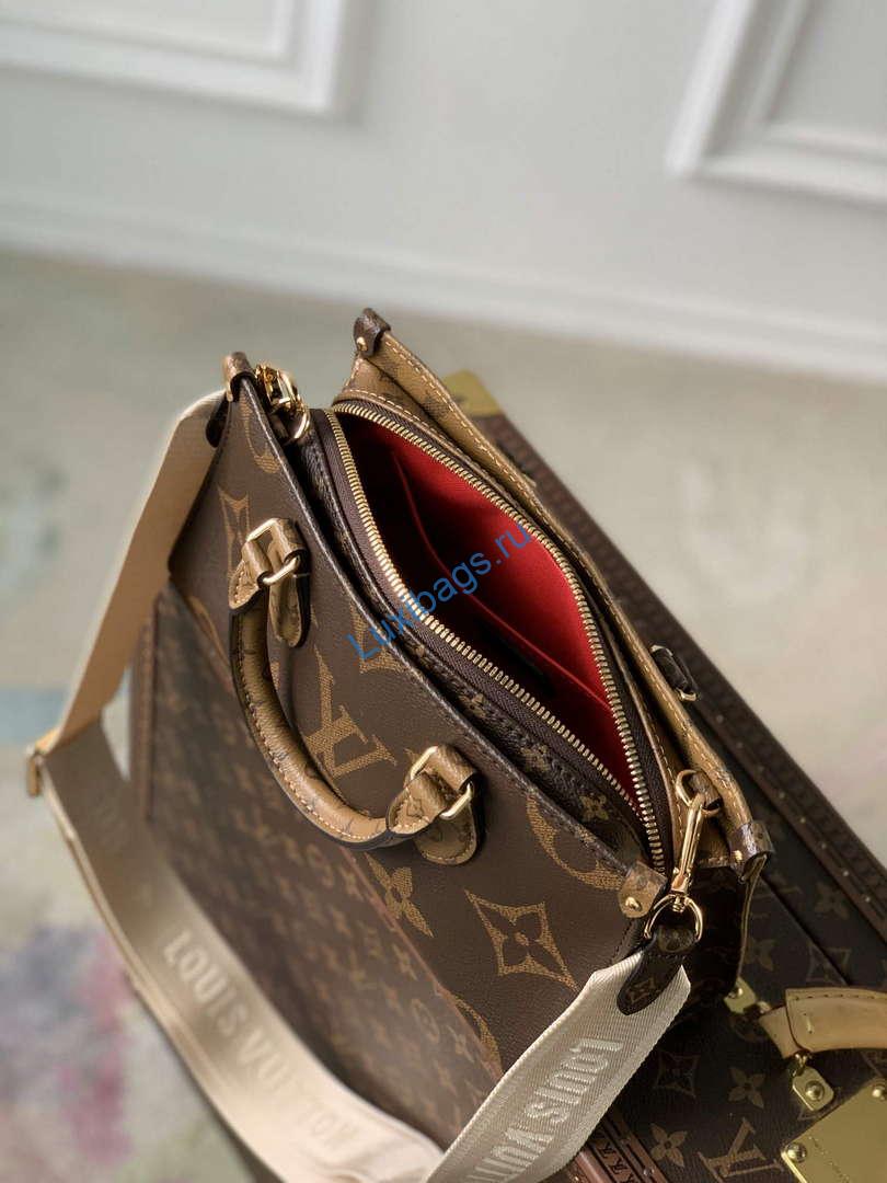 LV M46653 Louis Vuitton OnTheGo East West Bag - Image 8