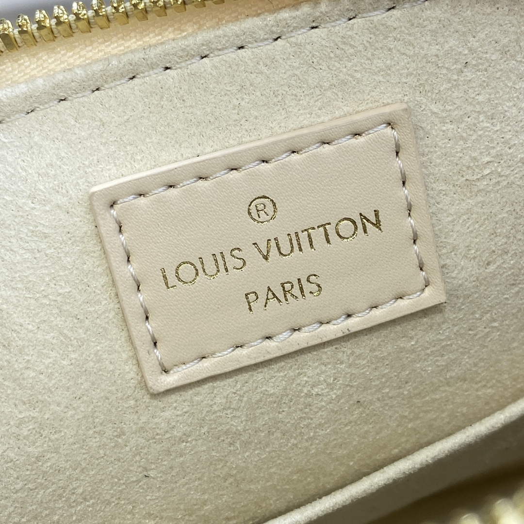 LV M22878 Louis Vuitton Alma BB Handbag White - Image 8