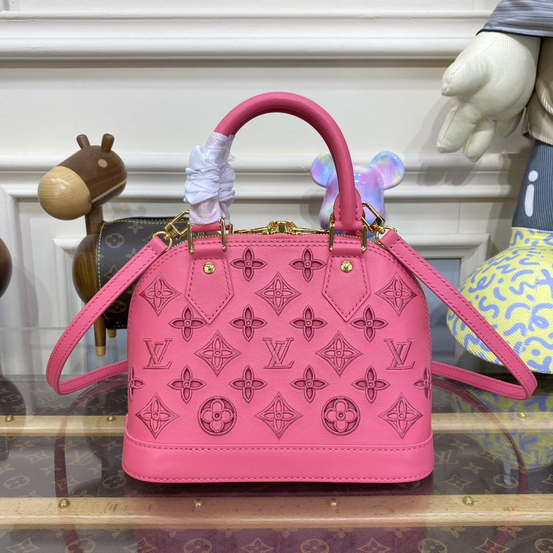 LV M22878 Louis Vuitton Alma BB Handbag Pink - Image 2