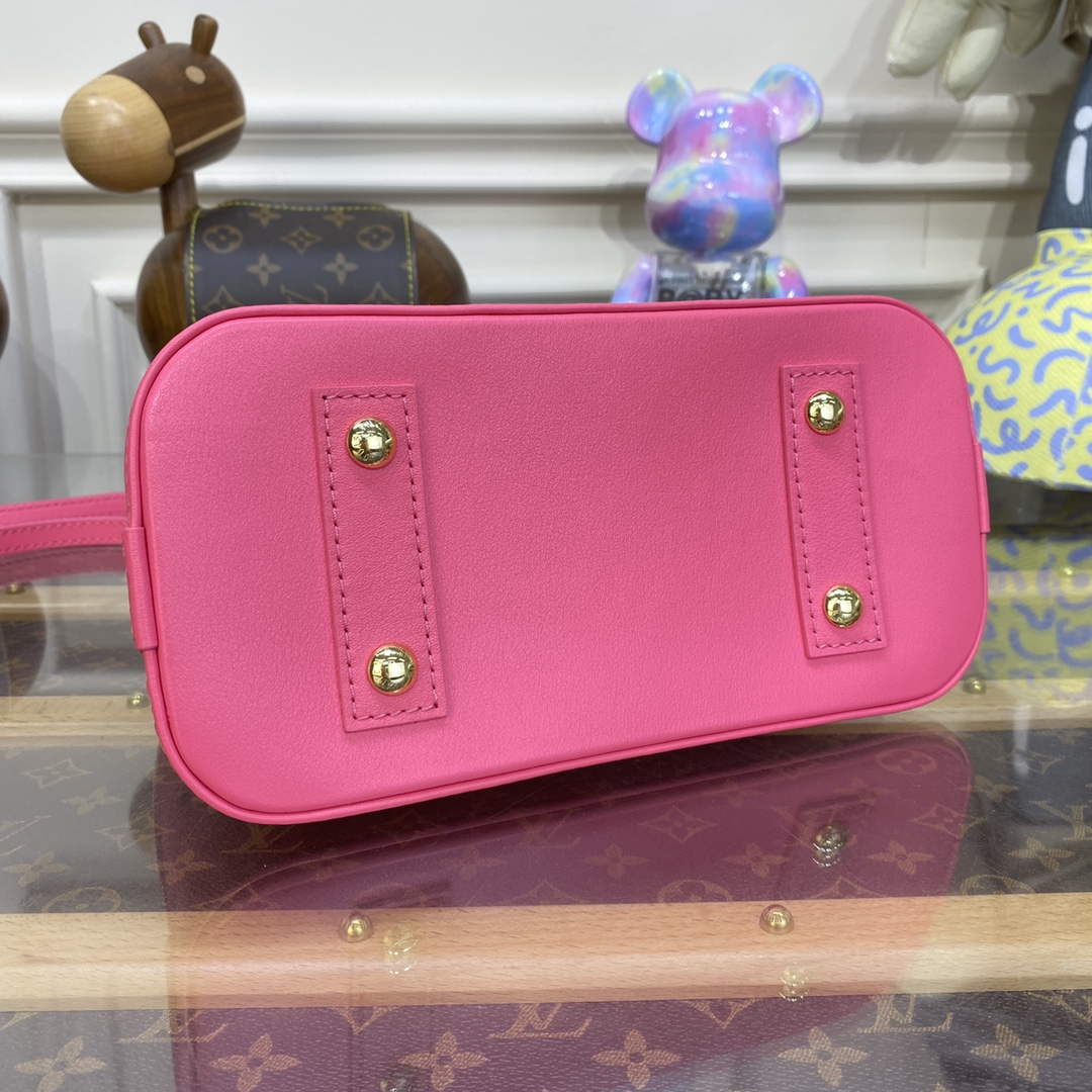 LV M22878 Louis Vuitton Alma BB Handbag Pink - Image 4
