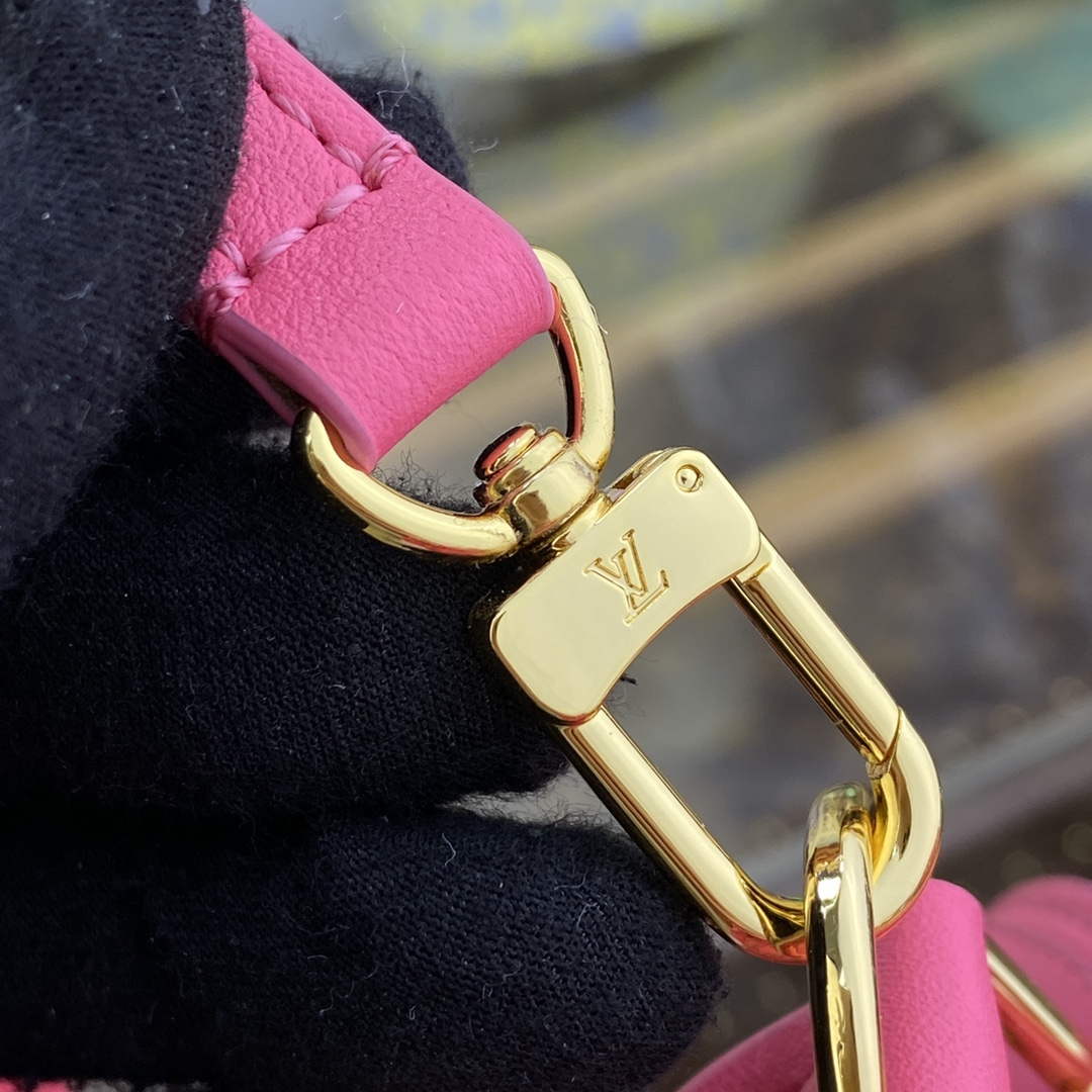 LV M22878 Louis Vuitton Alma BB Handbag Pink - Image 7