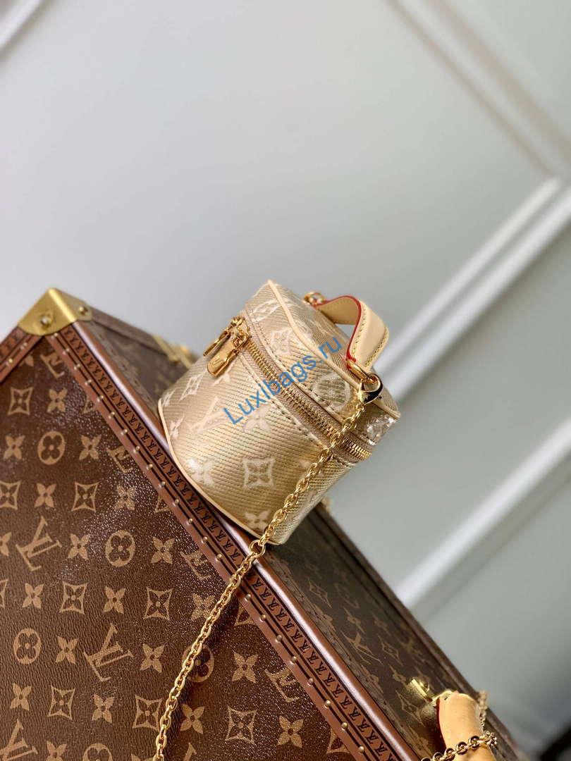 LV M22920 Louis Vuitton Micro Vanity Miniature Bag Beige - Image 2