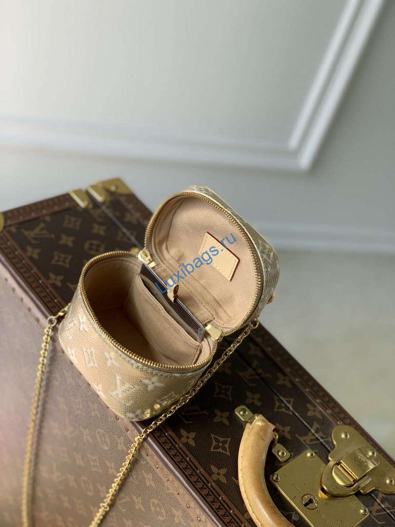 LV M22920 Louis Vuitton Micro Vanity Miniature Bag Beige - Image 5