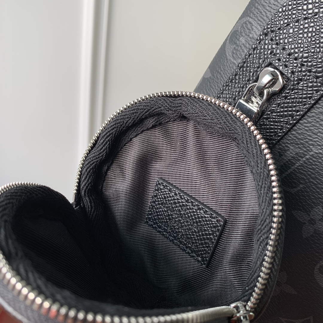 LV M30936 Louis Vuitton Duo Sling Bag Black - Image 6