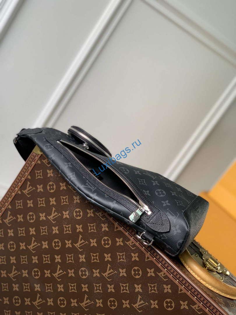 LV M30936 Louis Vuitton Duo Sling Bag Black - Image 7