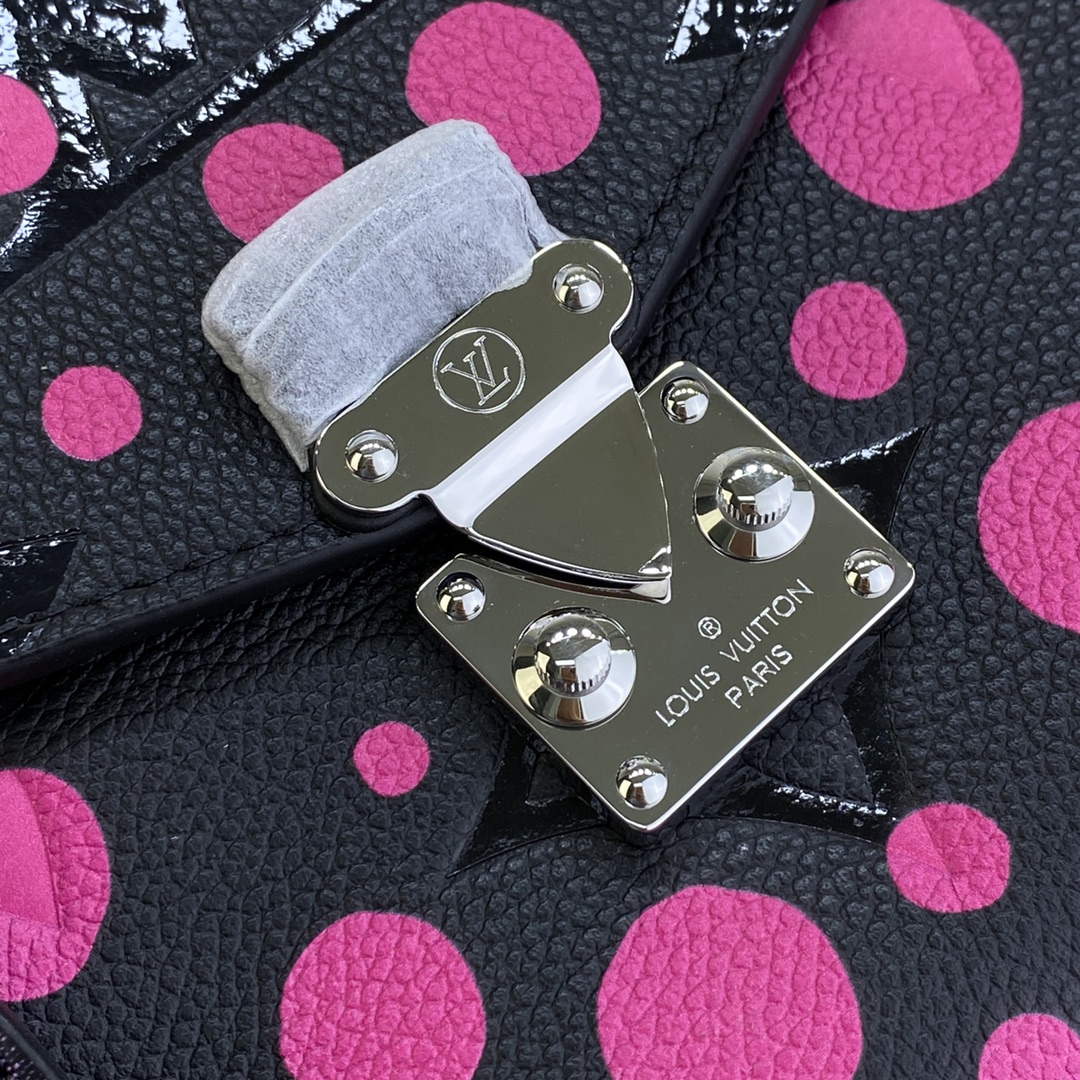 LV M46420 Louis Vuitton LV X YK Pochette Métis Black/Fuchsia - Image 6