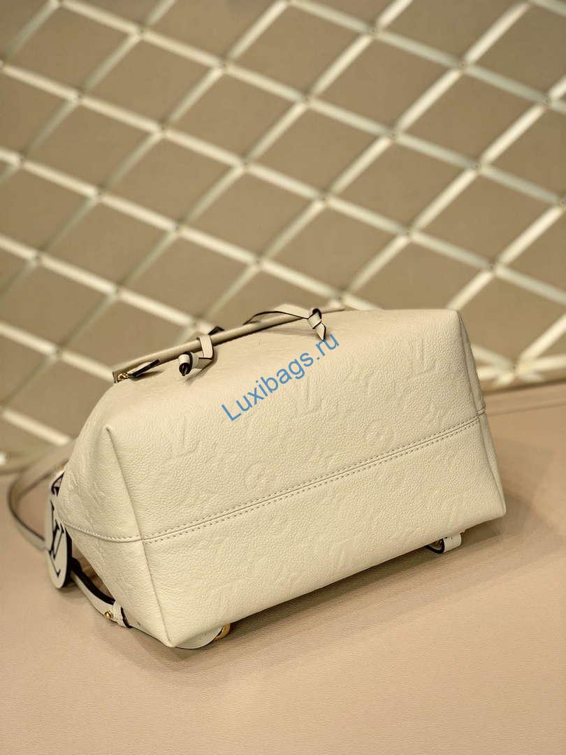 LV M45410 Louis Vuitton Montsouris Backpack Milky White - Image 3