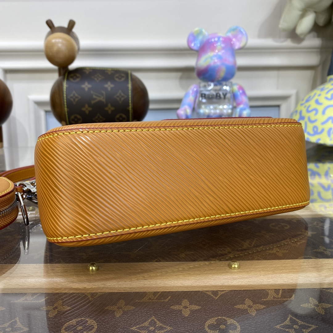 LV M20998 Louis Vuitton Marellini Bag Epi Leather Brown - Image 4