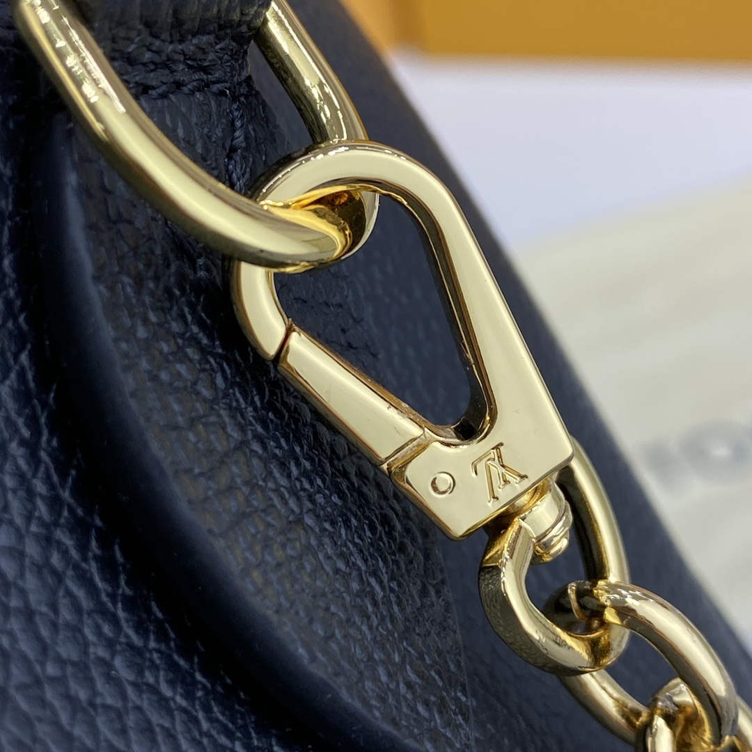 LV M46575 Louis Vuitton Speedy Bandoulière 20 Bag Black - Image 8