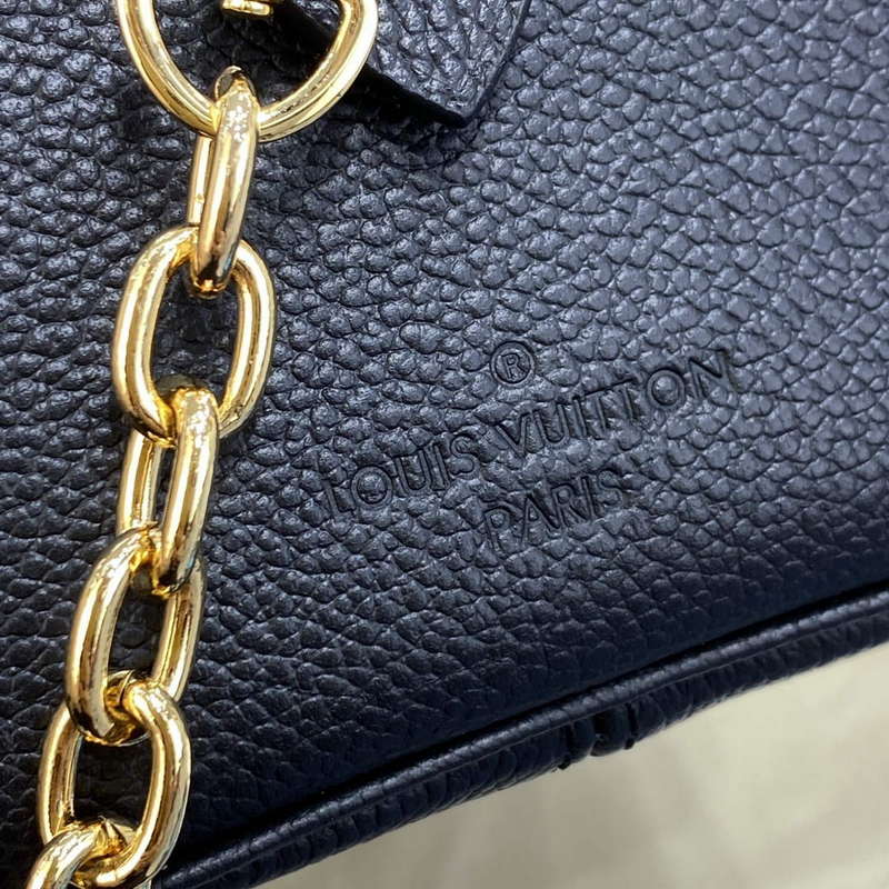 LV M46575 Louis Vuitton Speedy Bandoulière 20 Bag Black - Image 9