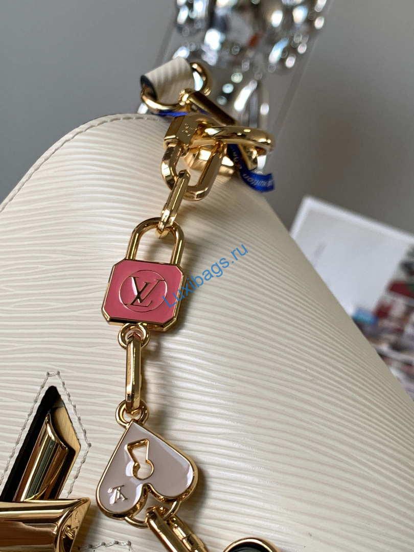 Louis Vuitton LV M59402 Twist MM Bag Epi Beige - Image 6