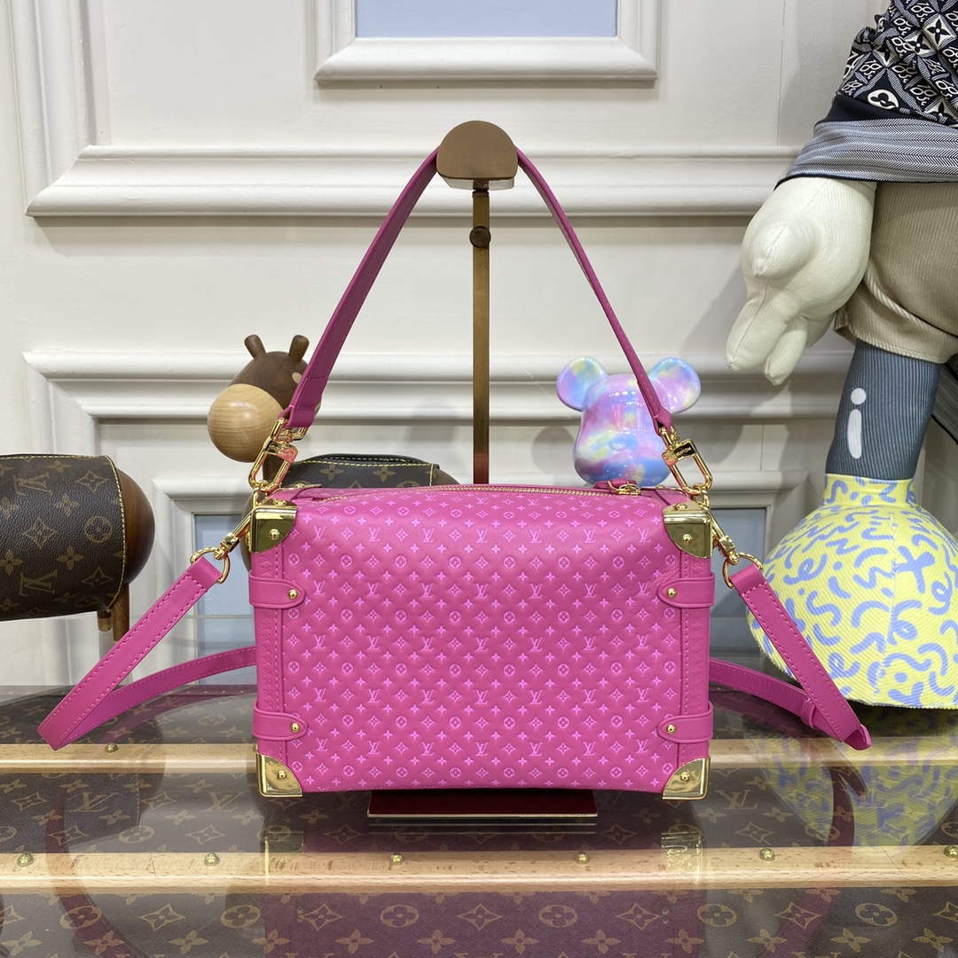 LV M46358 Louis Vuitton Side Trunk PM Bag M21709 Rose - Image 2