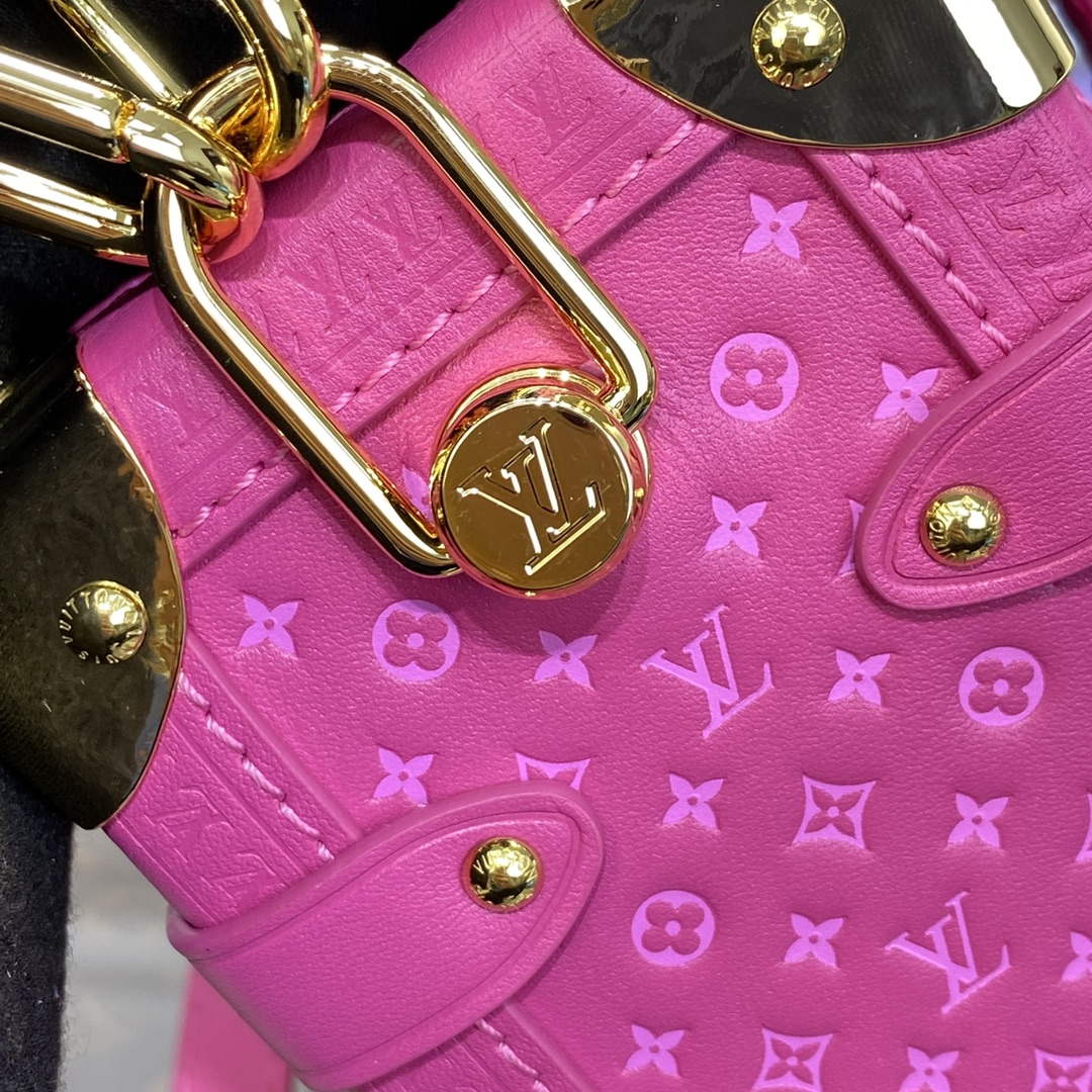 LV M46358 Louis Vuitton Side Trunk PM Bag M21709 Rose - Image 6