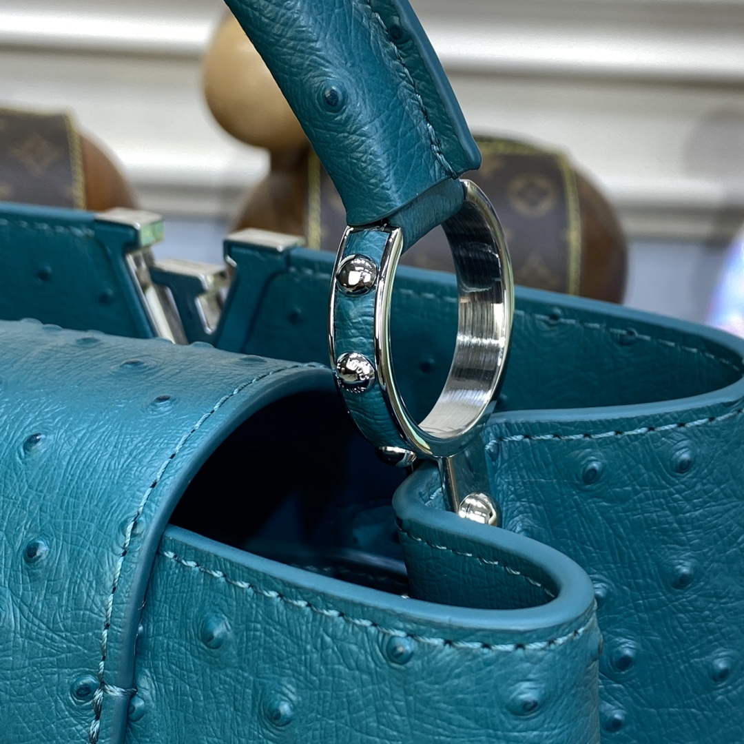LV N81523 Louis Vuitton Capucines BB Handbag Lake Blue - Image 7