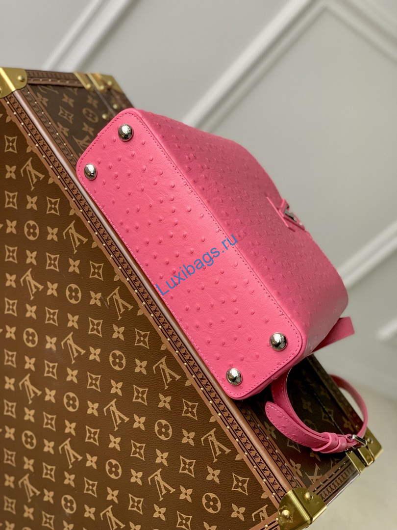 LV N81523 Louis Vuitton Capucines BB Handbag Plum - Image 3