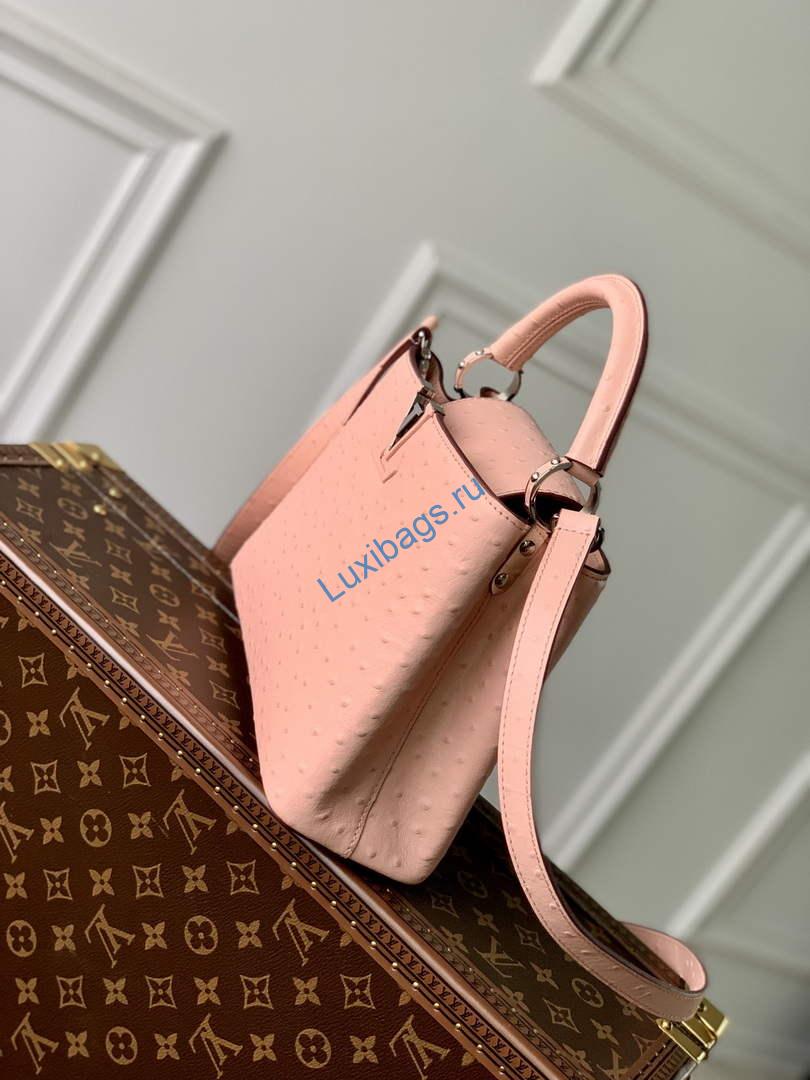 LV N81523 Louis Vuitton Capucines BB Handbag Pink - Image 2