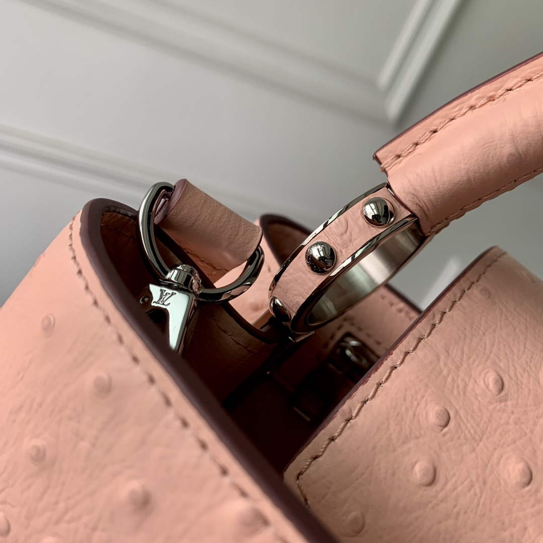 LV N81523 Louis Vuitton Capucines BB Handbag Pink - Image 6