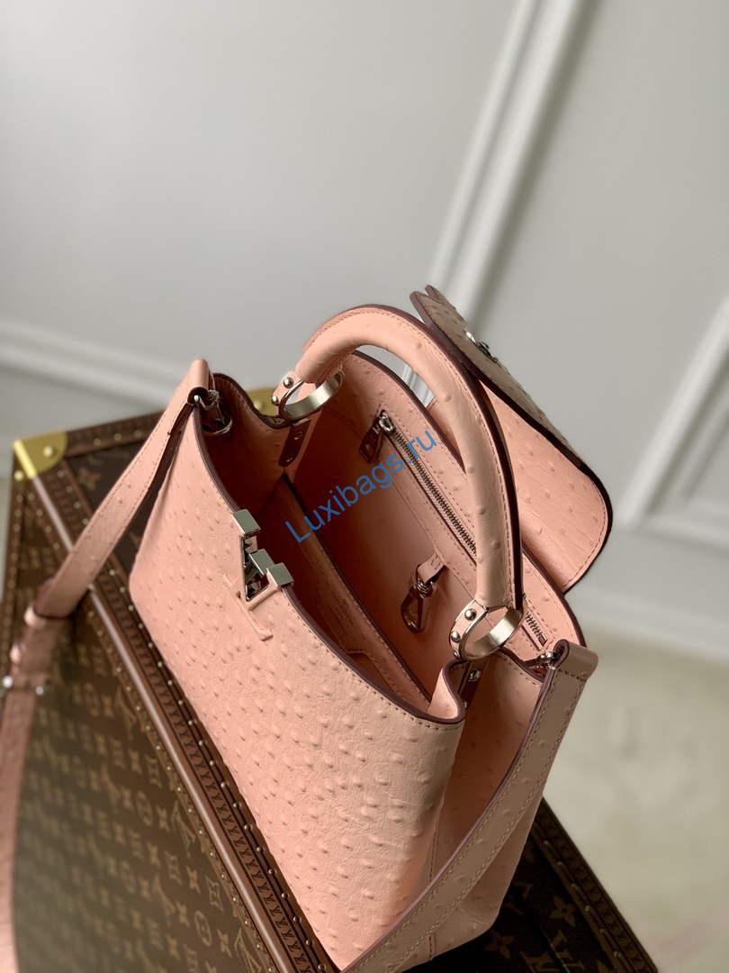LV N81523 Louis Vuitton Capucines BB Handbag Pink - Image 7