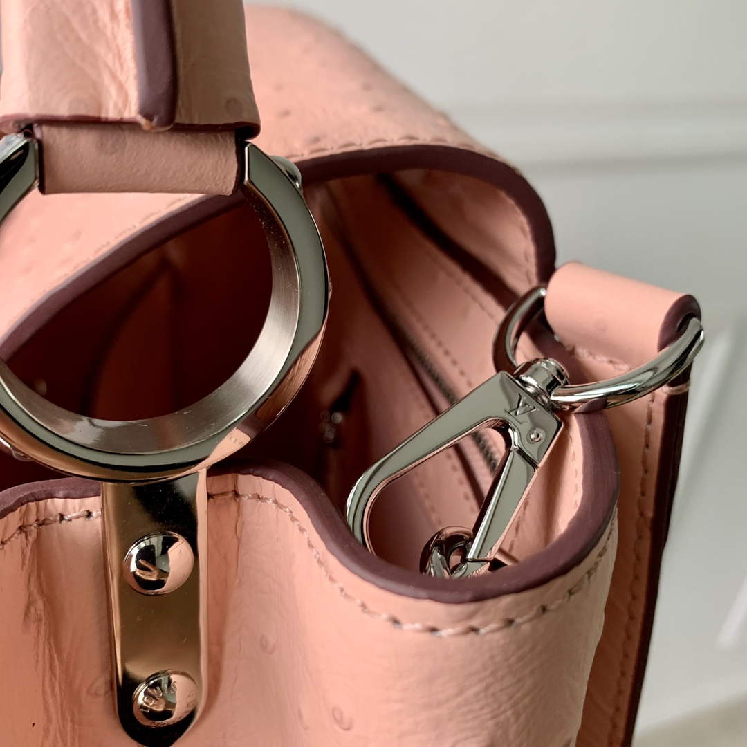 LV N81523 Louis Vuitton Capucines Mini Handbag Pink - Image 8