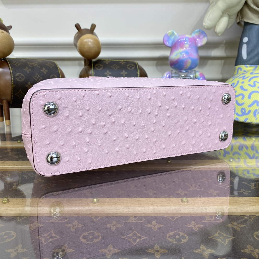 LV N81279 Louis Vuitton Capucines BB Handbag Rose Calypso - Image 4