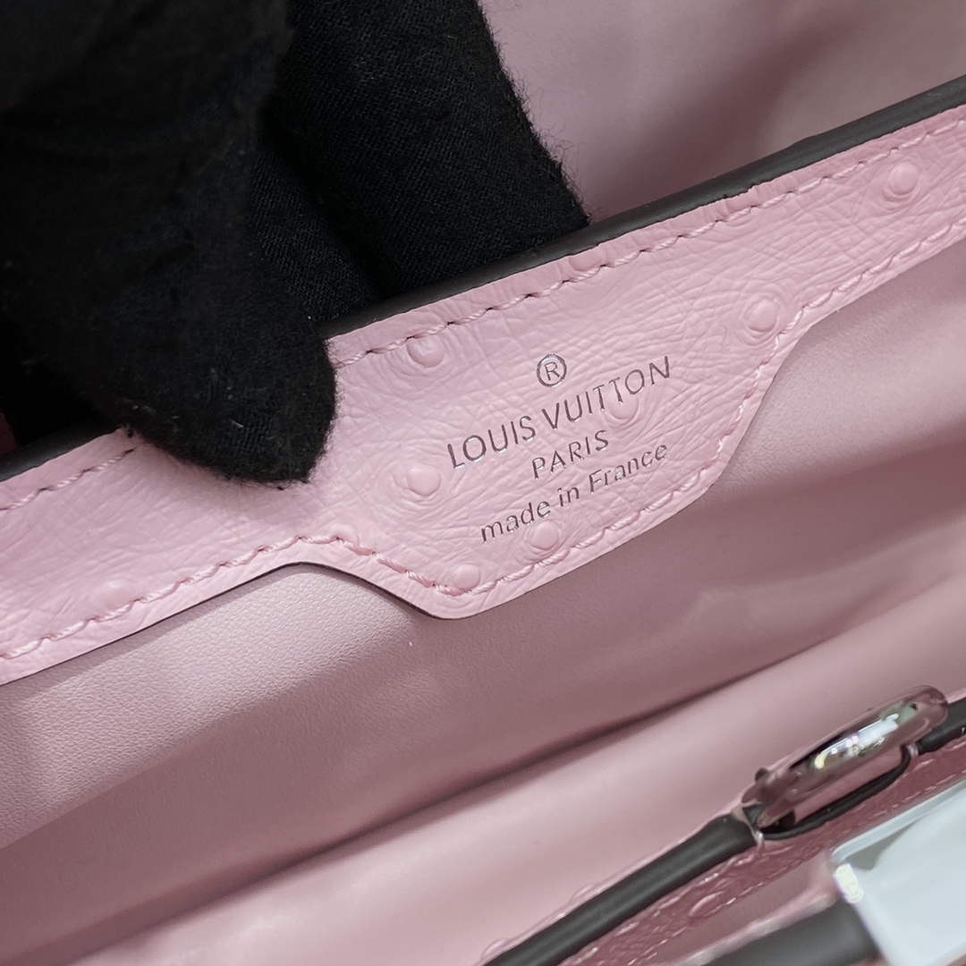 LV N81279 Louis Vuitton Capucines BB Handbag Rose Calypso - Image 7