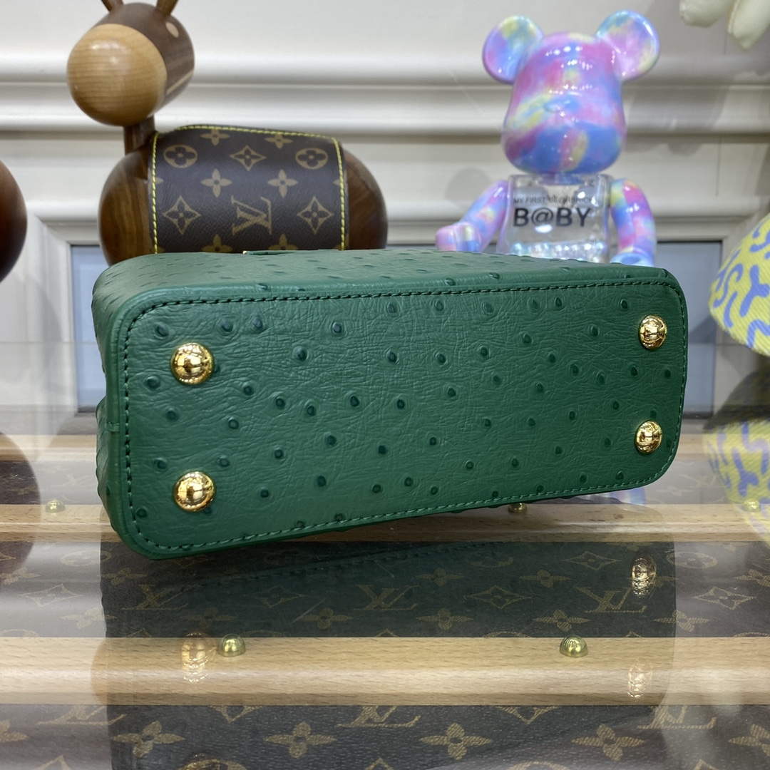 LV N93075 Louis Vuitton Capucines Mini Handbag Mint Green - Image 5