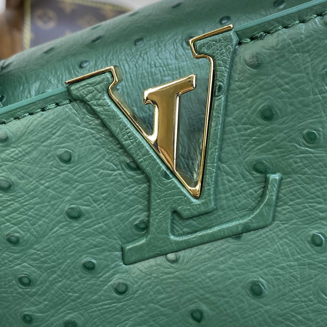 LV N93075 Louis Vuitton Capucines Mini Handbag Mint Green - Image 6