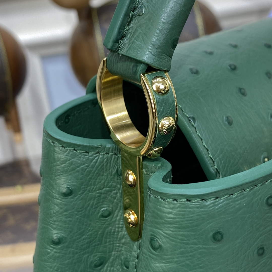 LV N93075 Louis Vuitton Capucines Mini Handbag Mint Green - Image 7
