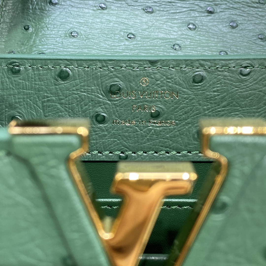 LV N93075 Louis Vuitton Capucines Mini Handbag Mint Green - Image 9