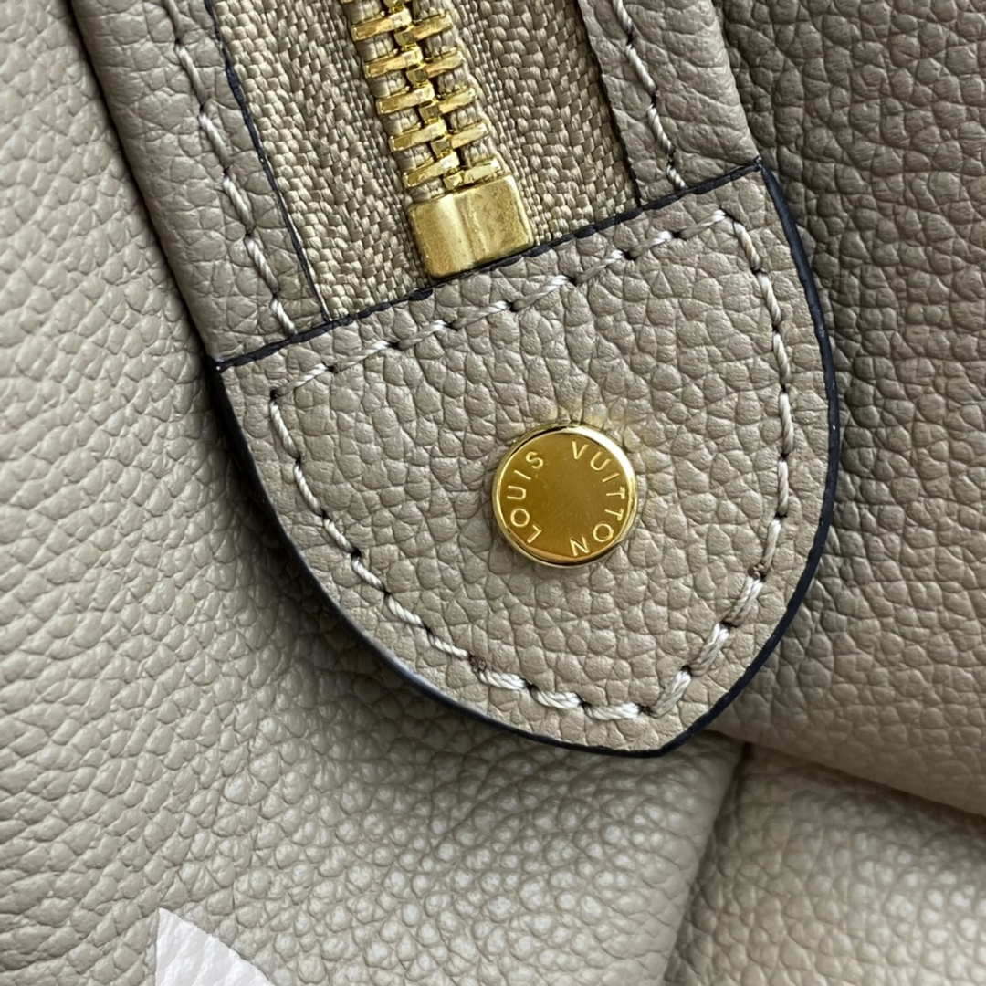 Louis Vuitton LV M58914 Petit Palais Bicolor Monogram Empreinte Leather Crème - Image 8