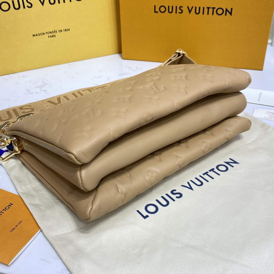 LV M21261 Louis Vuitton Coussin PM Bag Apricot - Image 4