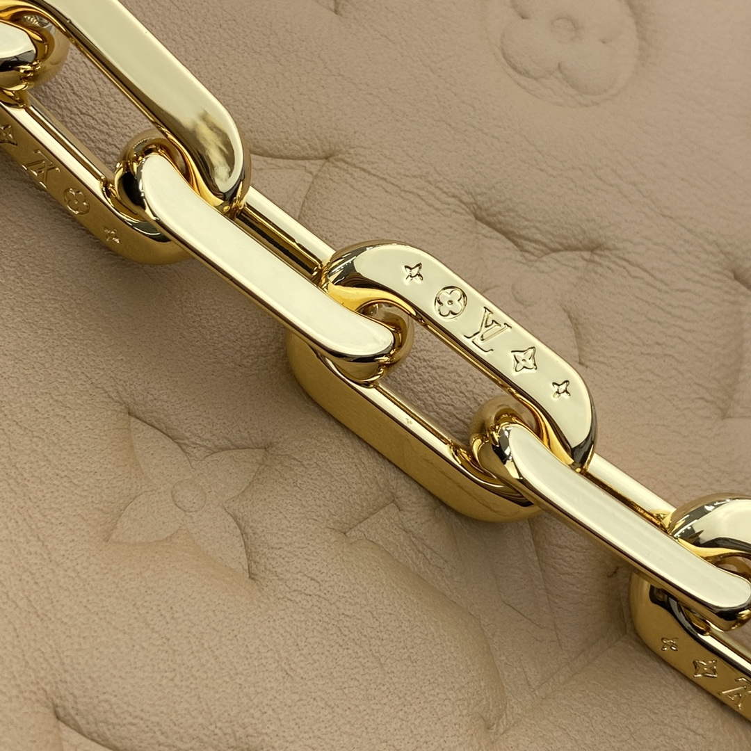 LV M21261 Louis Vuitton Coussin PM Bag Apricot - Image 6