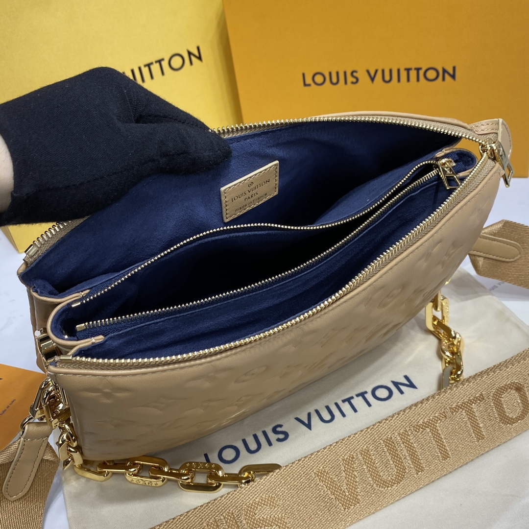 LV M21261 Louis Vuitton Coussin PM Bag Apricot - Image 8